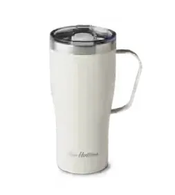 20oz Stainless Steel Travel Mug - Cream Shimmer
