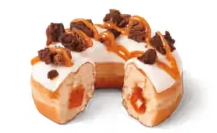 Caramel Brownie Filled Ring Dream Donut
