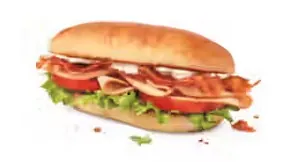 Turkey Bacon Club Artisan Sandwich