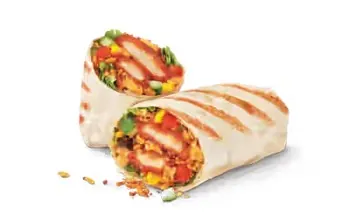 BBQ Chicken Loaded Wrap with Cheese
