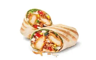 Cilantro Lime Chicken Loaded Wrap with Cheese