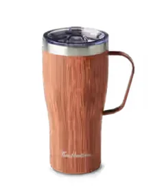20oz Stainless Steel Travel Mug - Wood Grain