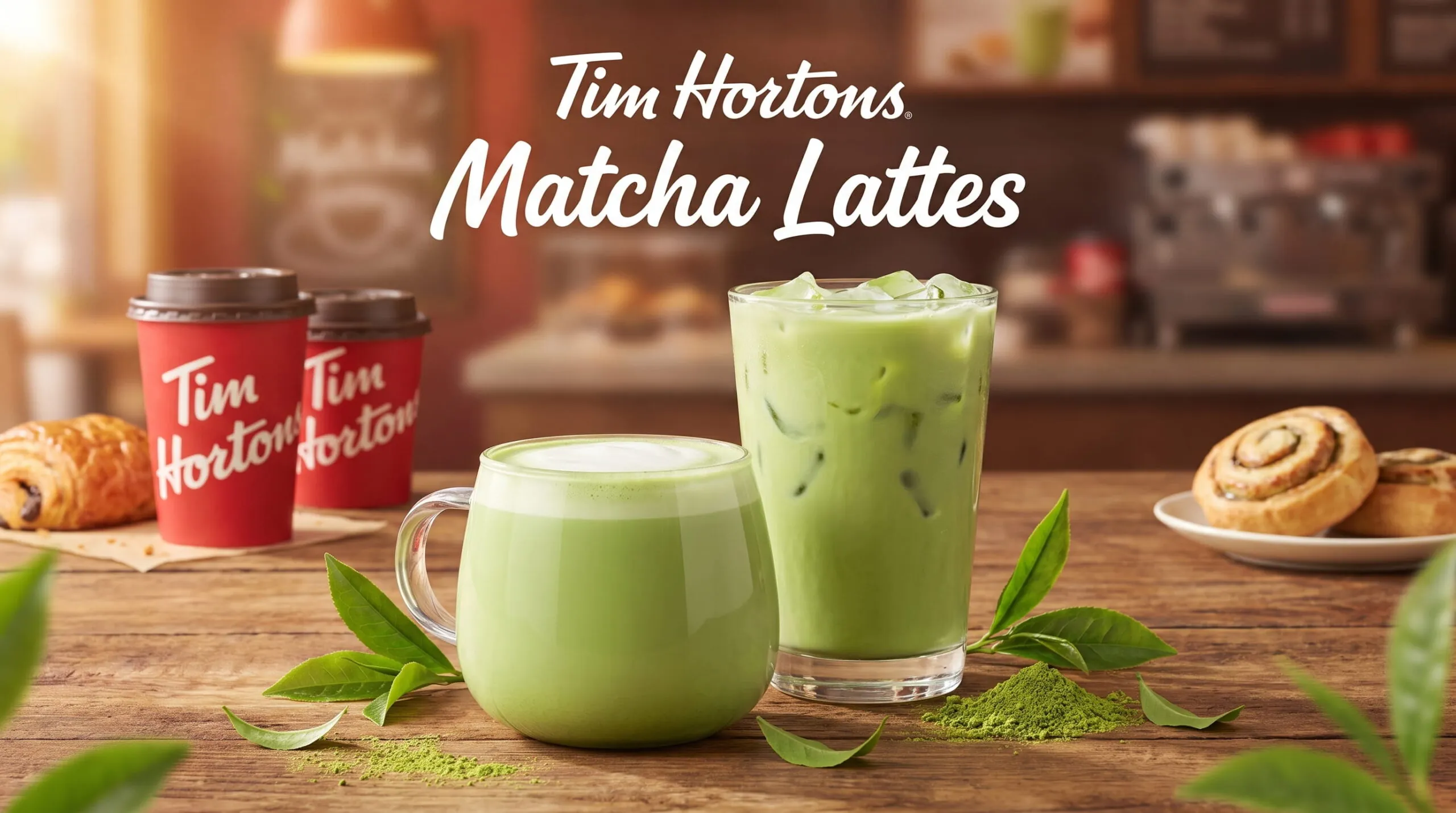 Tim Hortons Matcha Latte Menu with prices