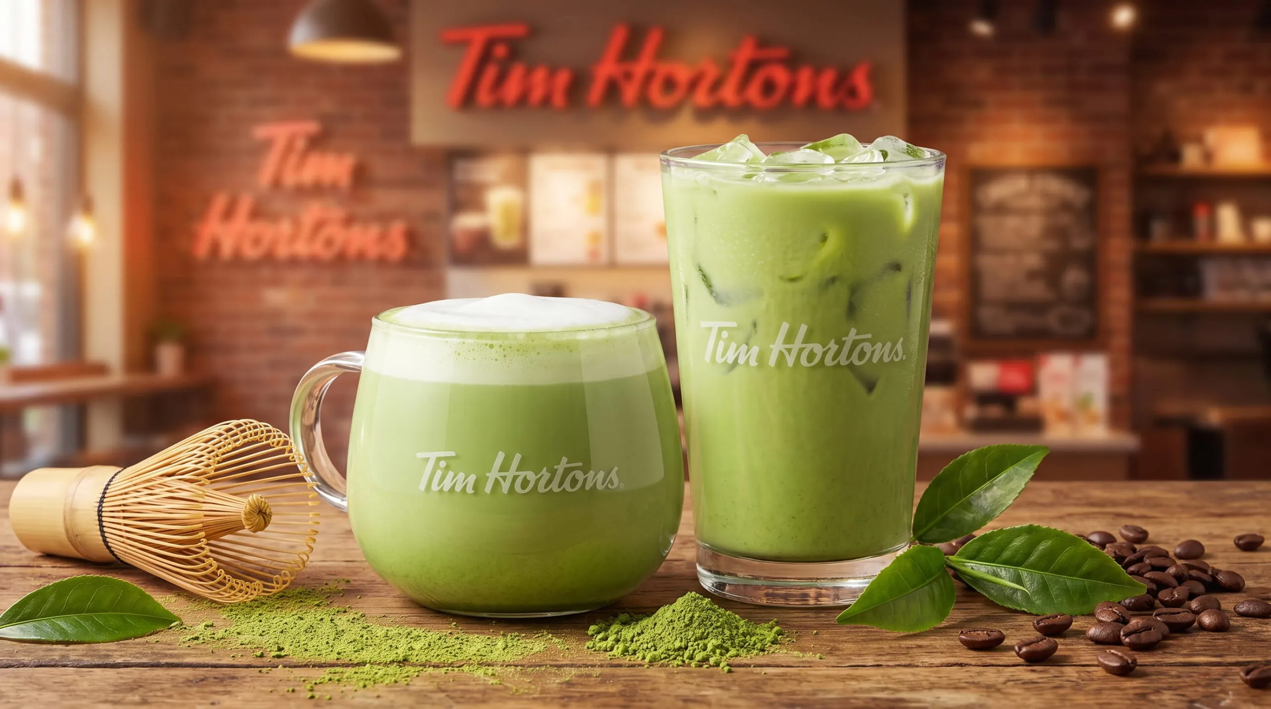 Tim Hortons Matcha menu with prices