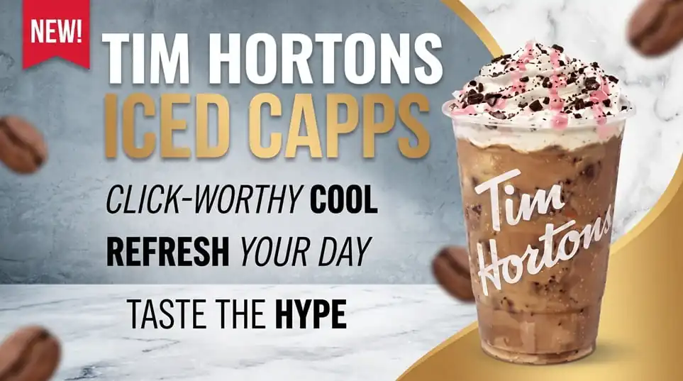 Tim Hortons iced capps