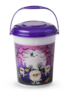 Halloween Timbits Holder - Mummy