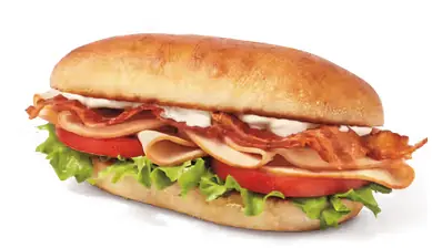 Tim Hortons Turkey Bacon Club Artisan Sandwich