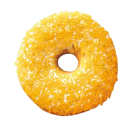 Tim Hortons Orange Sprinkle Donut